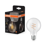 OSRAM Vintage 1906 Globo Lampadina LED Chiara, 4.6W, 470lm, E27, Bianco caldo