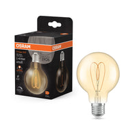 Lampada LED OSRAM Vintage 1906 globo oro, 4.9W, 470lm, E27