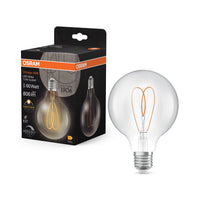 OSRAM Vintage 1906 Globo Lampadina LED Chiara, 7.2W, 806lm, 2700K, Bianco Caldo, E27