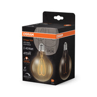 Lampada LED OSRAM Vintage 1906 globo oro, 4,9 W, 470 lm, 95 mm