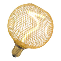 OSRAM DECOR LED Spiralfilament Lampe Globe, Gold, 3.5W, 170lm