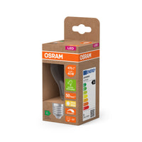 Lampada LED OSRAM classe energetica, 2.2W, 470lm, Trasparente, E27