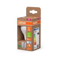 Lampada LED OSRAM Energy Class, a forma di lampadina, 2,2 W, trasparente, E27