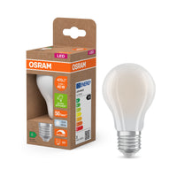 Lampada LED OSRAM Energy Class, a forma di lampadina, 2,2 W, trasparente, E27