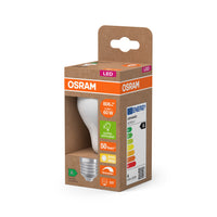 Lampada LED OSRAM classe energetica, 3,8 W, 806 lm, satinata, E27