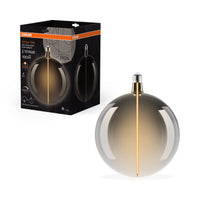 OSRAM Vintage 1906® LED BIG DECORATIVE BULB WITH FILAMENT-MAGNETIC STYLE LED-Lampe Smoke, dimmbar, 4.8W, E27, GLOBE , Comfort warm white