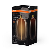 OSRAM Vintage 1906® LAMPADA LED DECORATIVA GRANDE CON FILAMENTO MAGNETICO Lampada LED Tea Brown, dimmbar, 4.8W, ELIPSE OVALE