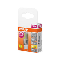 Lampada OSRAM LED PIN trasparente, 4,4 W, 600 lm, G9, 18 mm