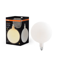 OSRAM Vintage 1906® LED GRANDE GLOBO DECORATIVO Lampadina LED satinata, dimmerabile, 7.3W, E27, Bianco caldo