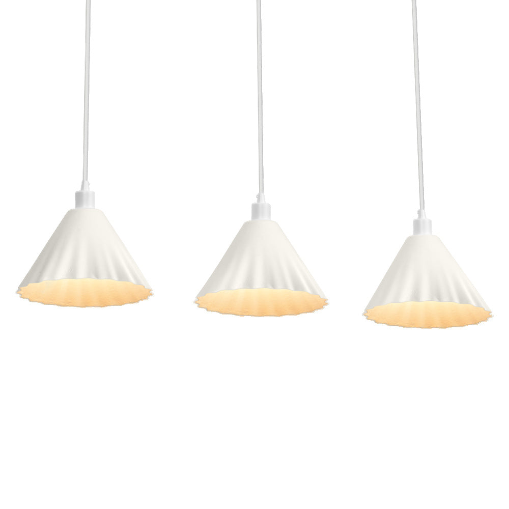 LEDVANCE DECOR Pendelleuchte 3-flammig Decor Pulp weiß, E14