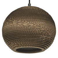 OSRAM DECOR Lampada a sospensione Decor Palla di cartone marrone, E27