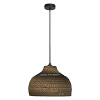 Lampada a sospensione LEDVANCE DECOR Decor Cardboard Hat marrone, E27