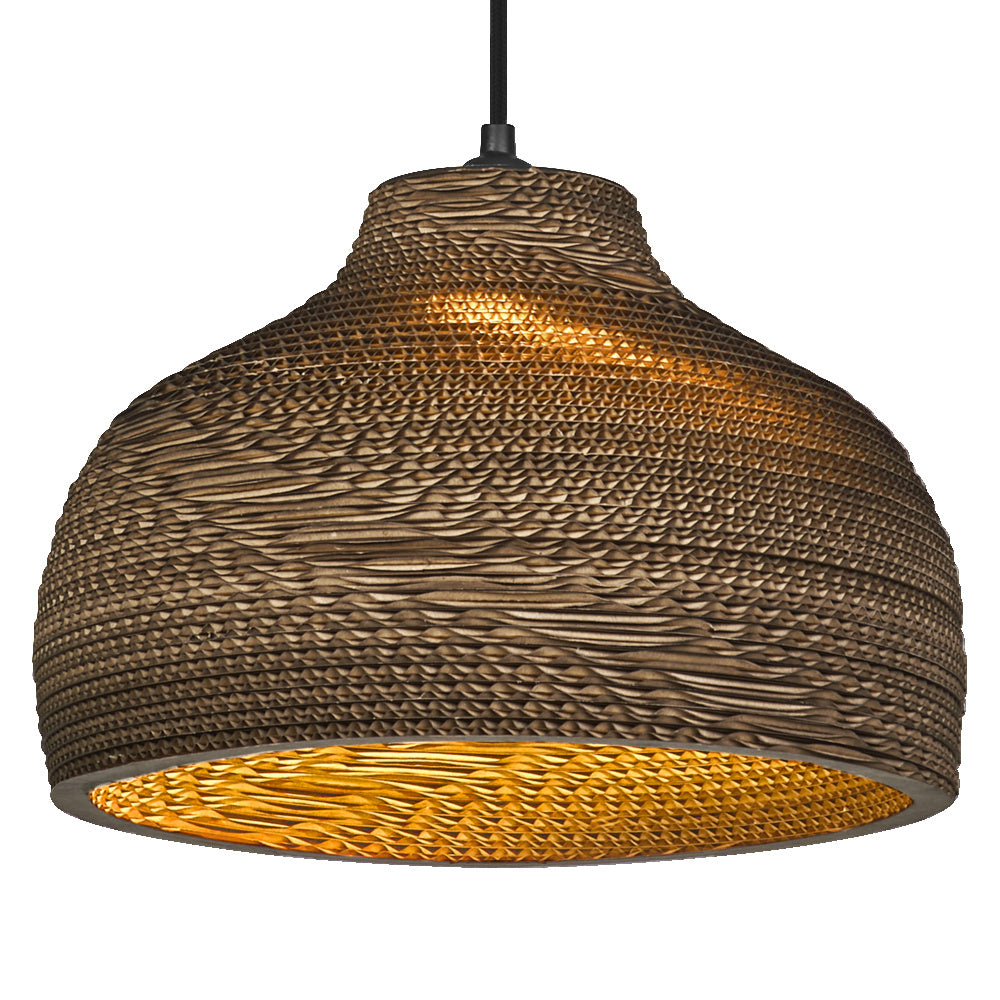 Lampada a sospensione LEDVANCE DECOR Decor Cardboard Hat marrone, E27
