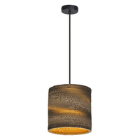 Lampada a sospensione LEDVANCE DECOR Decor Cardboard Cilindro marrone, E27