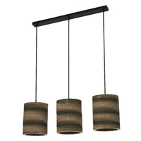 OSRAM DECOR Lampada a sospensione Decor Cilindro di cartone marrone, 3xE27