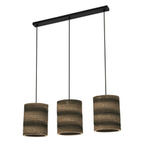 LEDVANCE DECOR Pendelleuchte Decor Cartone Cilindro braun, 3xE27