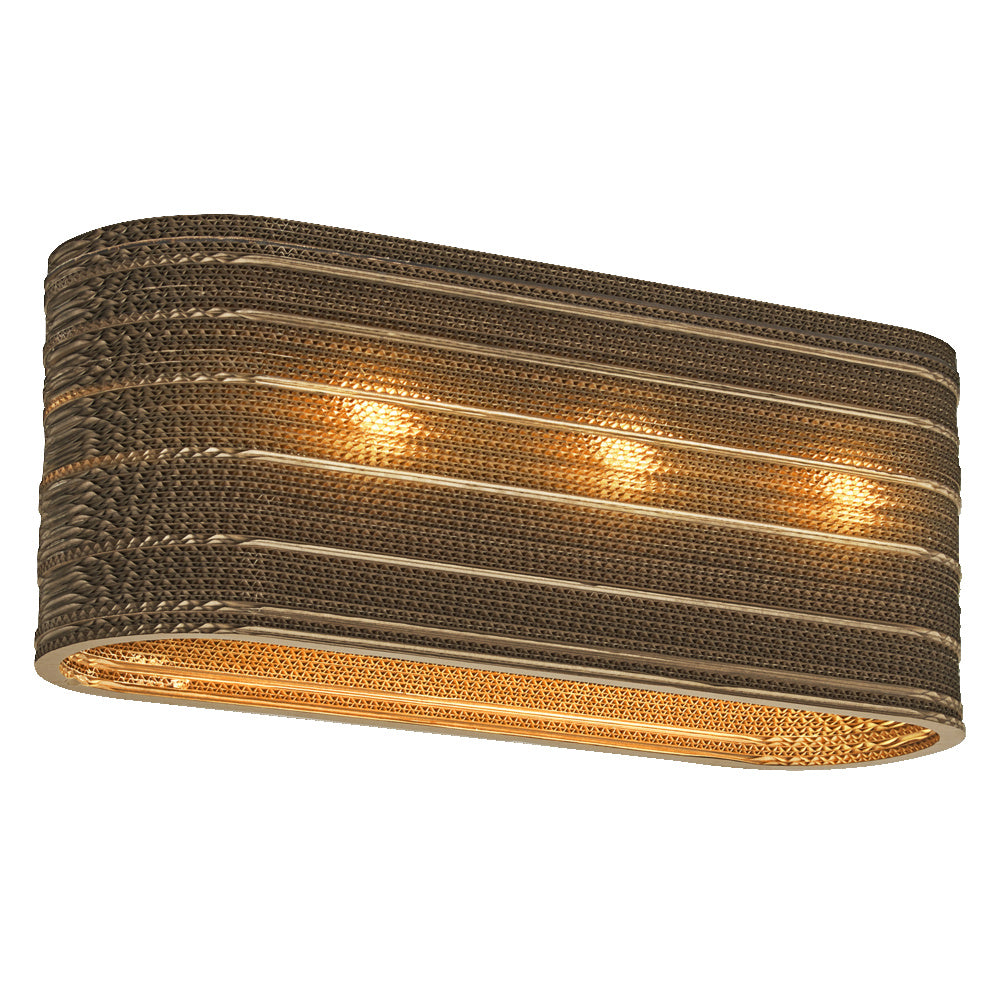 LEDVANCE DECOR Deckenleuchte Decor Cardboard Oval braun, 3xE27