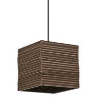 OSRAM DECOR Pendelleuchte Decor Cardboard Square braun, E27