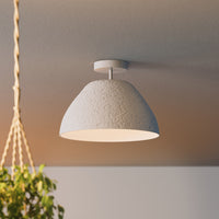 OSRAM DECOR Lampada da soffitto Decor Campana Camel bianca, E27, 375 mm