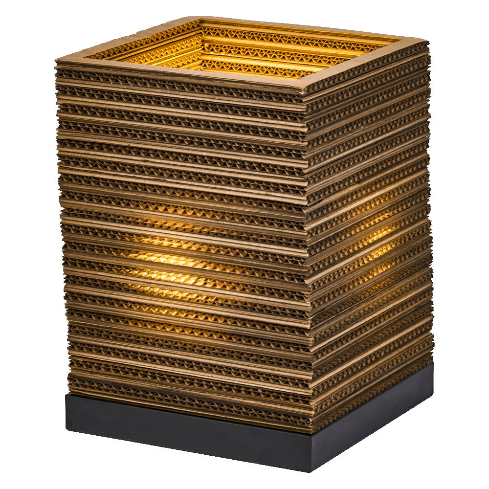 LEDVANCE DECOR Tischleuchte Decor Cardboard Square braun, E27