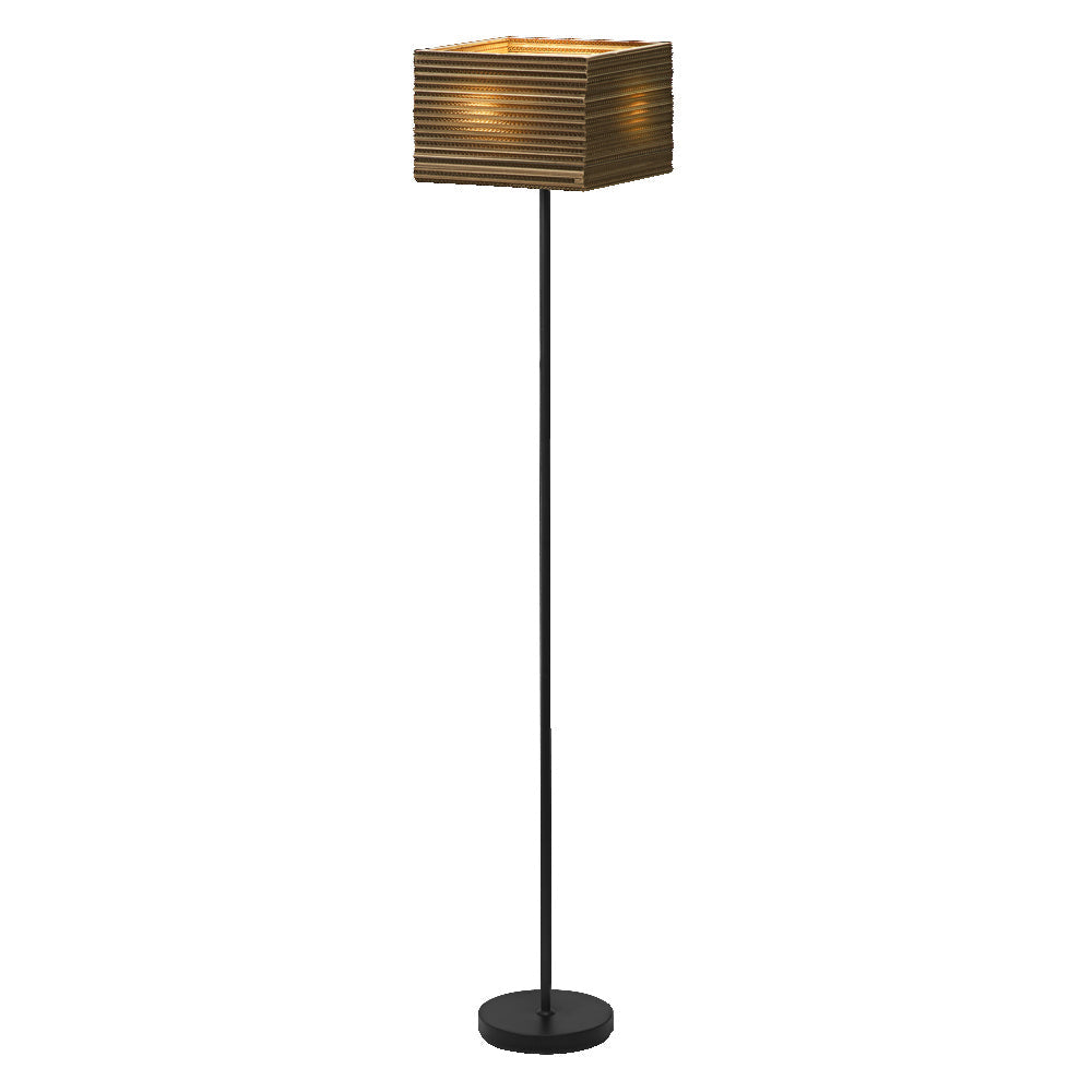 LEDVANCE DECOR Lampada da terra Decor Cardboard Square marrone, E27