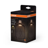 Lampada OSRAM DECOR LED Flatlampe Nera, 3,5W, satinata, 100mm