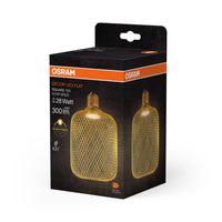 OSRAM DECOR LED Flatlampe Lampe Gold, 3.5W, 300lm, Frosted, 100mm