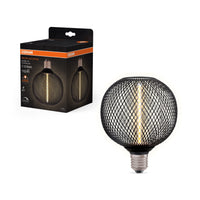 Lampada a filamento OSRAM DECOR LED Globe, Nero, 3,5W, 110lm