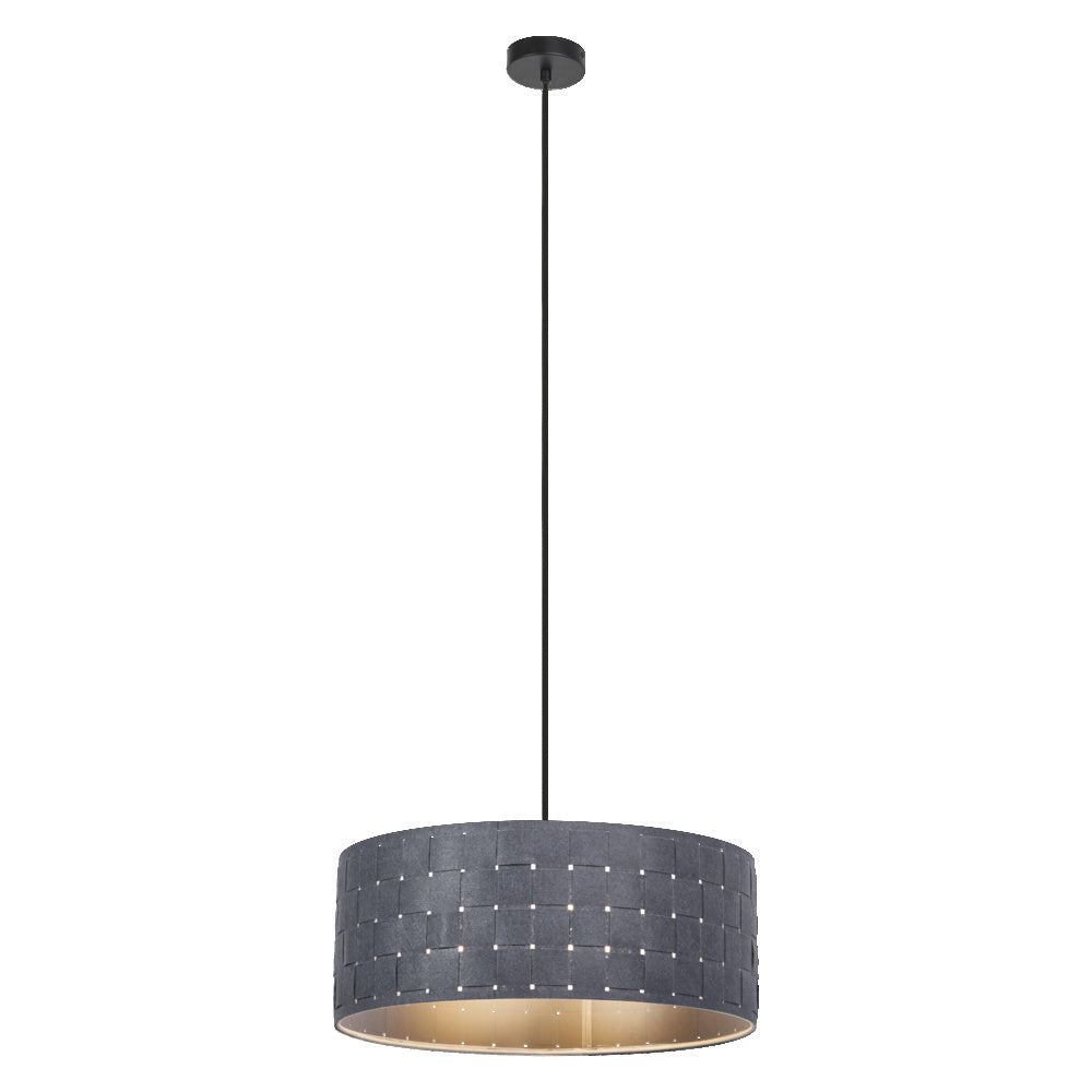 Lampada a sospensione LEDVANCE DECOR Decor Felt Weaving grigio scuro, 3xE27