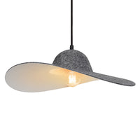 LEDVANCE DECOR Lampada a sospensione con cappello in feltro grigio scuro, E27