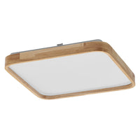 OSRAM ORBIS Alicia lampada da soffitto dimmerabile Click-DIM 24W 395x395mm decorazione in legno