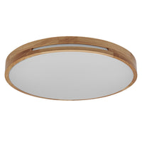 OSRAM ORBIS Woodburry Deckenleuchte dimmbar Click-DIM 24W 390mm Holz