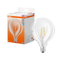 OSRAM LED Star Classic Lampada, forma a palla, 7W, 806lm, chiara, E27, bianco freddo