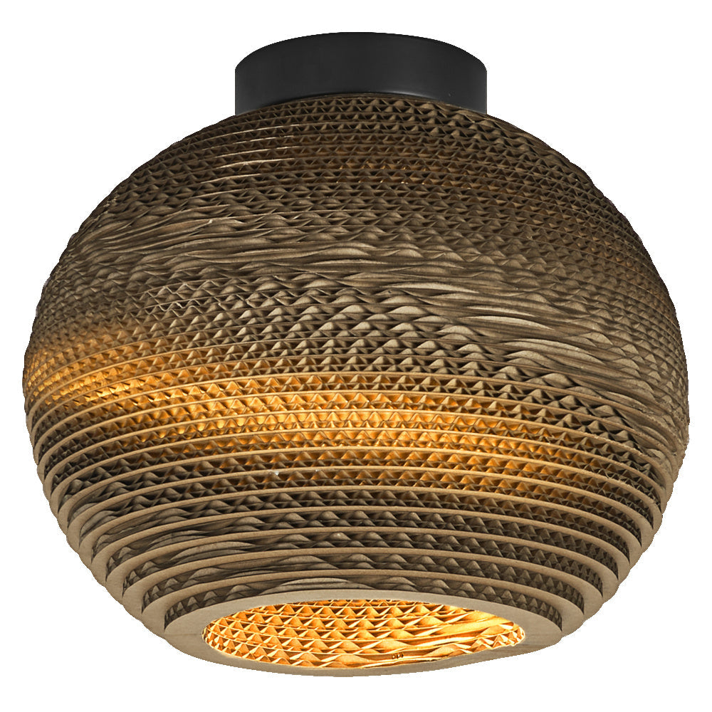 LEDVANCE DECOR Deckenleuchte Decor Cardboard Ball braun, E27