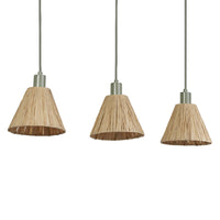 OSRAM DECOR Lampada a sospensione Decor Rafia Lineare verde, 3xE27