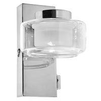 Lampada da parete per bagno LEDVANCE ORBIS Flame 5,5W Click CCT IP44 Cromo