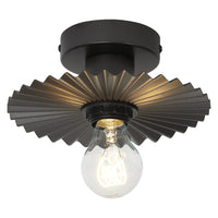 LEDVANCE DECOR Plisse Ceiling Lampada da soffitto E27 Dark Grey