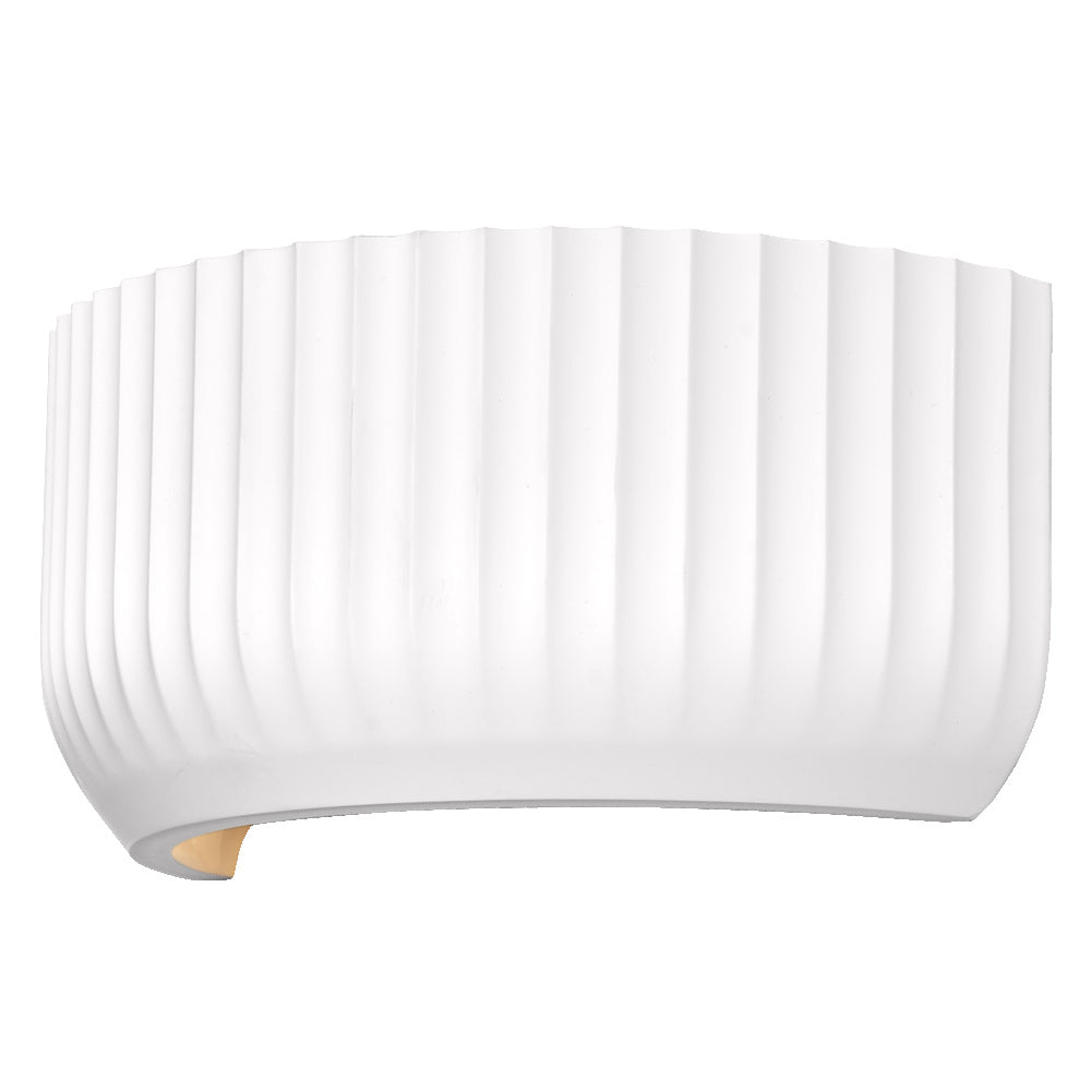 LEDVANCE DECOR Plaster Routes Wall Wandleuchte Up 310 1xE27 White