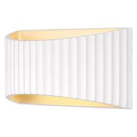 LEDVANCE DECOR fascia in gesso lampada da parete piatta 290 1xE27 bianco