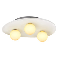 OSRAM DECOR Plafoniera Nido di Gesso 3xG9 Bianco