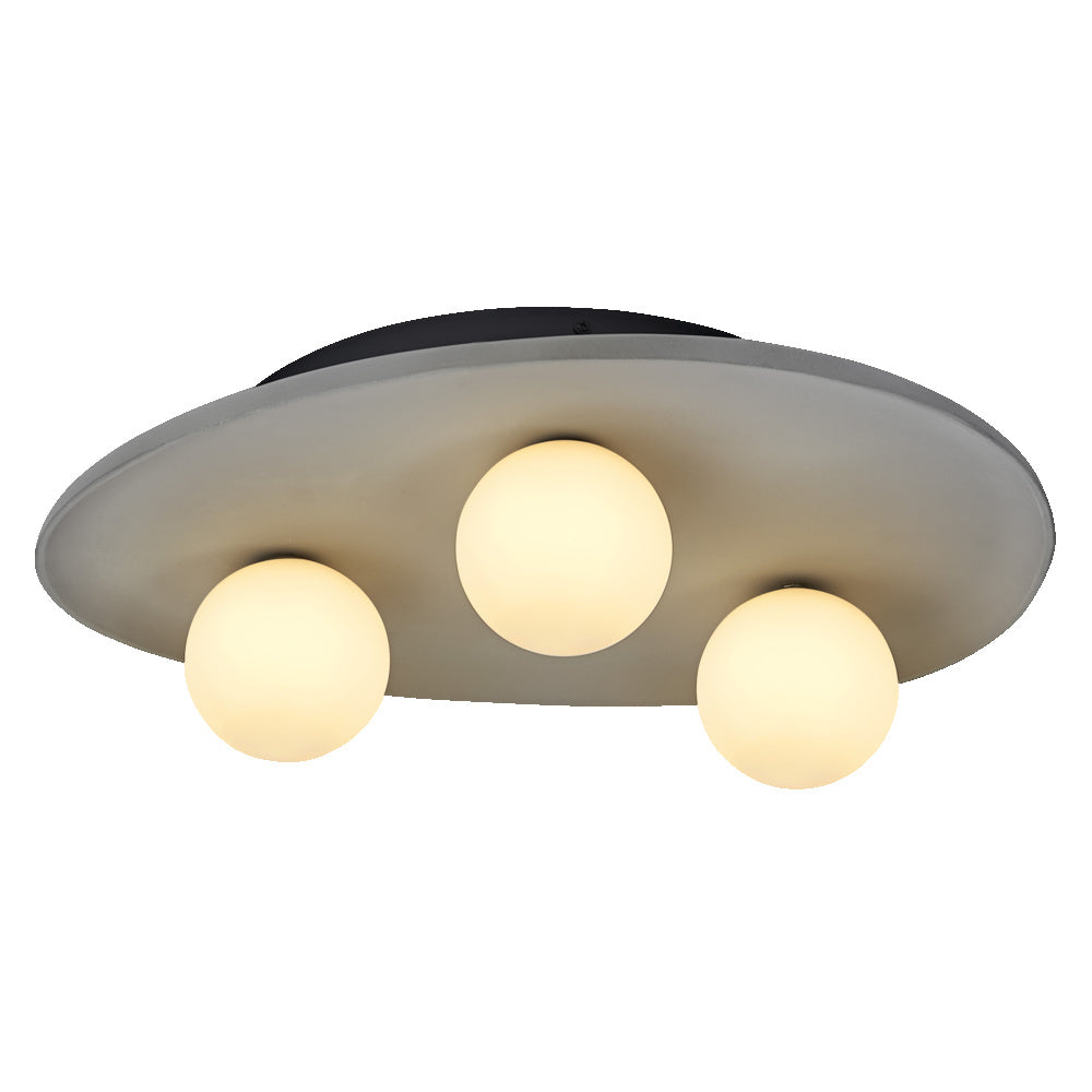 LEDVANCE DECOR Concrete Nest Deckenleuchte Grau, 3-flammig, G9