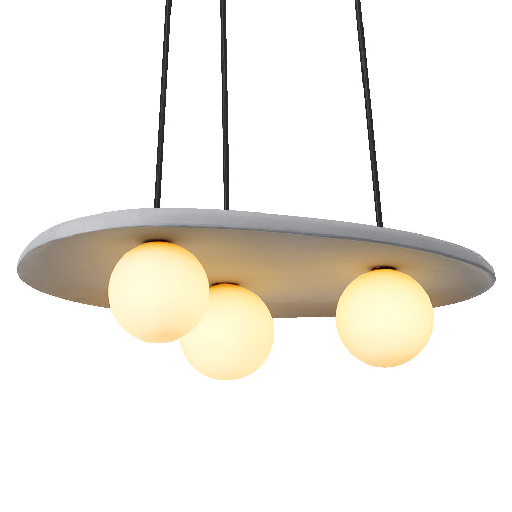 LEDVANCE DECOR Concrete Nest Pendelleuchte Grau, 3-flammig, G9