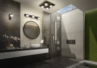 OSRAM ORBIS Flame Badezimmer Deckenleuchte 22W Click CCT IP44 schwarz