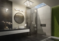 OSRAM ORBIS Fiamma Applique da bagno 11W Click CCT IP44 bianco