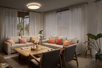 OSRAM ORBIS Alison lampada da soffitto 36W dimmerabile Click-DIM 500mm decorazione in legno