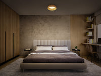 LEDVANCE DECOR Bamboo Paper Deckenleuchte Braun, 300mm, 12W