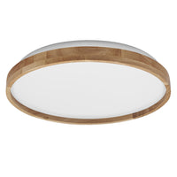 OSRAM ORBIS Alison lampada da soffitto 24W dimmerabile Click-DIM 395mm decorazione in legno
