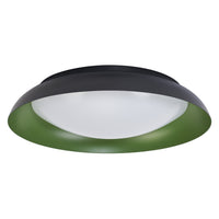 LEDVANCE ORBIS Plafoniera a piastra 45W 480mm nero/verde