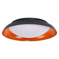 LEDVANCE ORBIS Plafoniera a piastra 35W 430mm nero/arancione