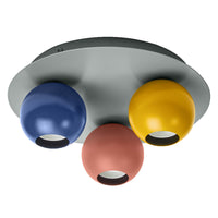 OSRAM DECOR Lampada da soffitto Bubble, 3 fiamme, E27, Multicolore